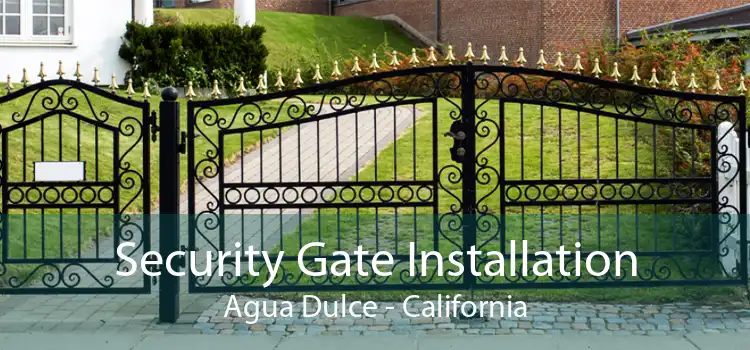 Security Gate Installation Agua Dulce - California