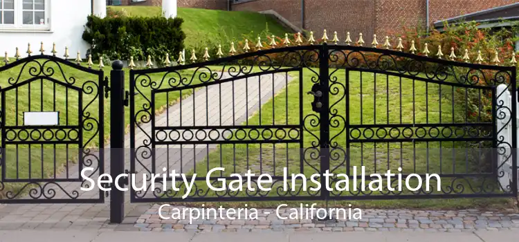 Security Gate Installation Carpinteria - California