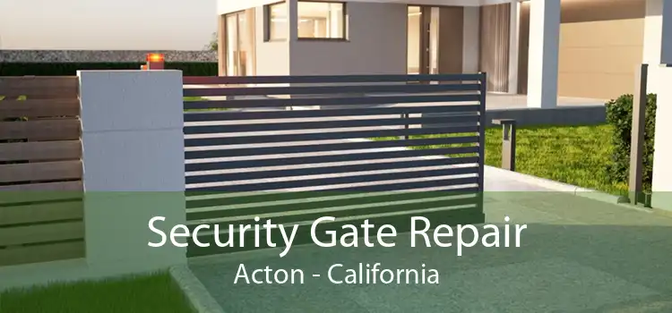 Security Gate Repair Acton - California