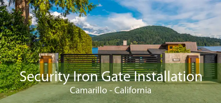 Security Iron Gate Installation Camarillo - California