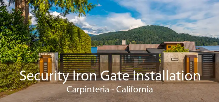 Security Iron Gate Installation Carpinteria - California