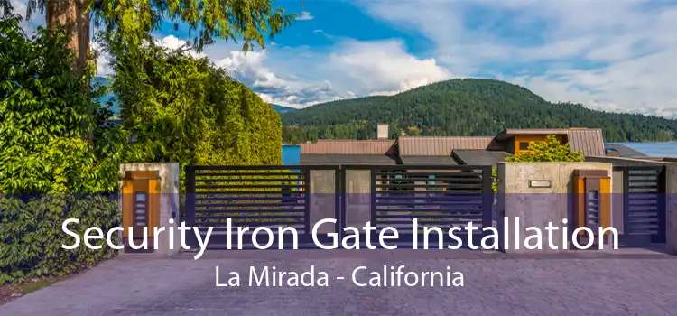 Security Iron Gate Installation La Mirada - California