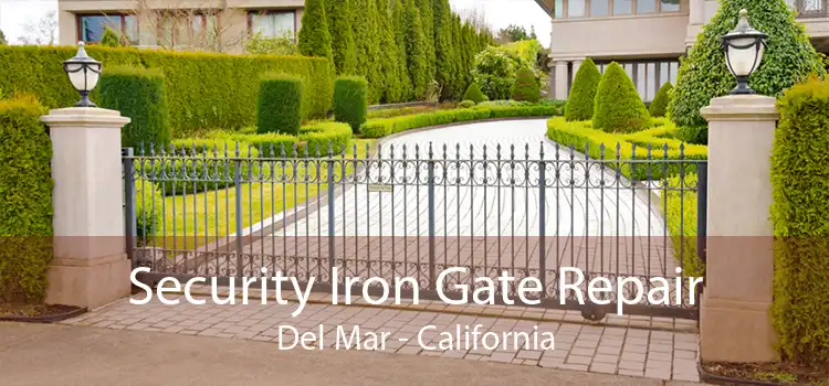 Security Iron Gate Repair Del Mar - California