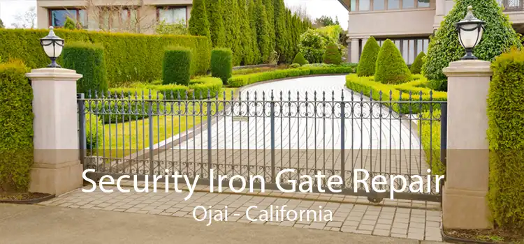 Security Iron Gate Repair Ojai - California