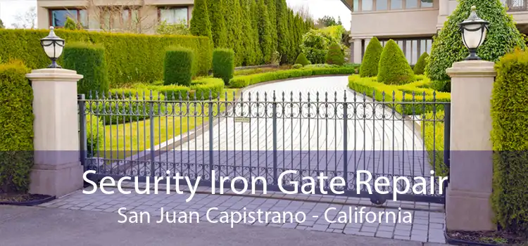 Security Iron Gate Repair San Juan Capistrano - California