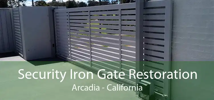 Security Iron Gate Restoration Arcadia - California