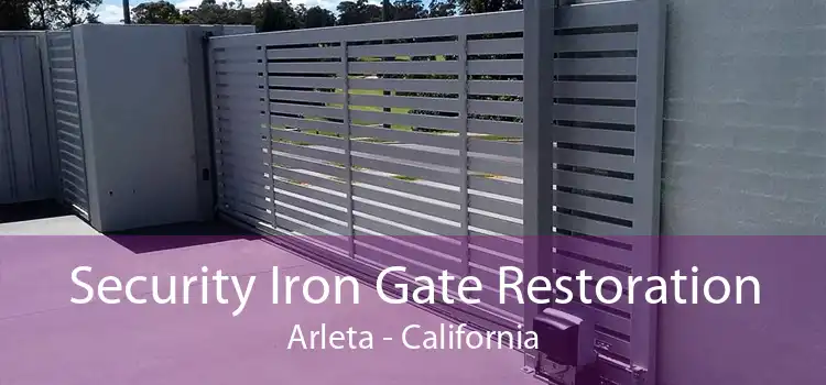 Security Iron Gate Restoration Arleta - California