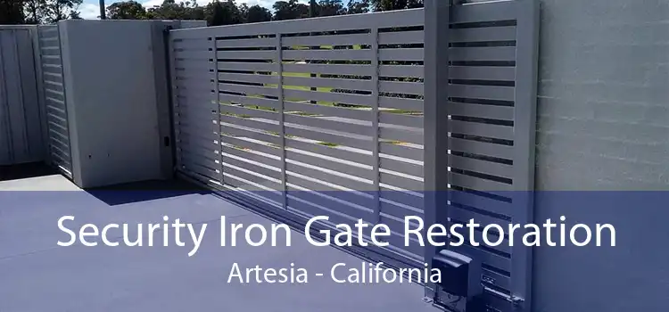 Security Iron Gate Restoration Artesia - California