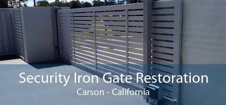 Security Iron Gate Restoration Carson - California