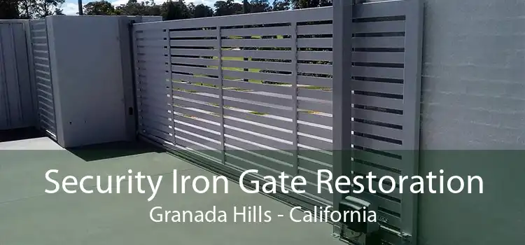 Security Iron Gate Restoration Granada Hills - California