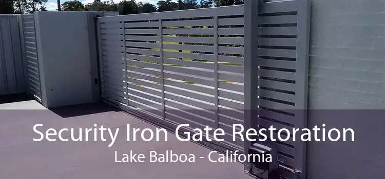 Security Iron Gate Restoration Lake Balboa - California