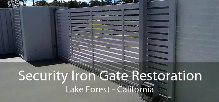 Security Iron Gate Restoration Lake Forest - California