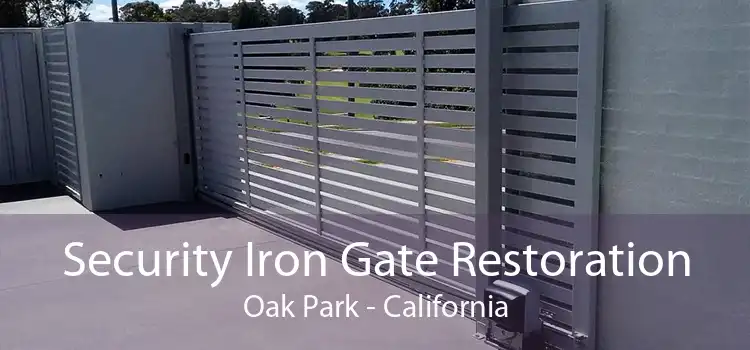 Security Iron Gate Restoration Oak Park - California