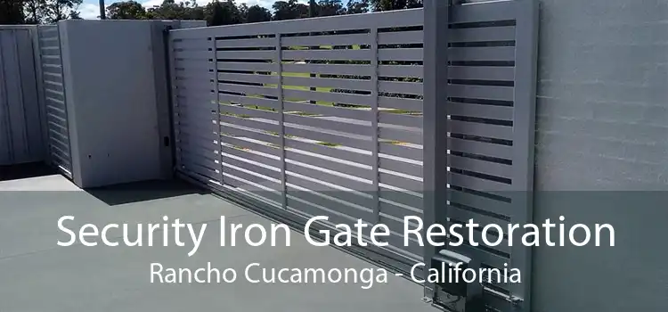 Security Iron Gate Restoration Rancho Cucamonga - California