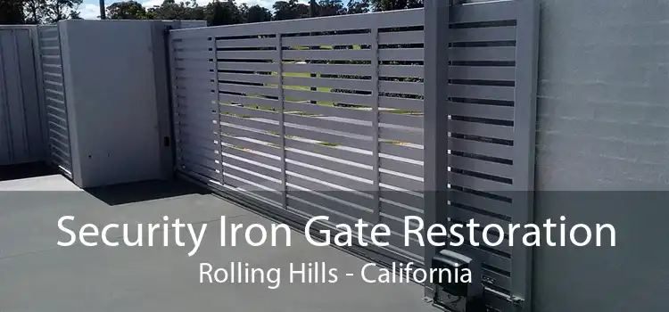 Security Iron Gate Restoration Rolling Hills - California