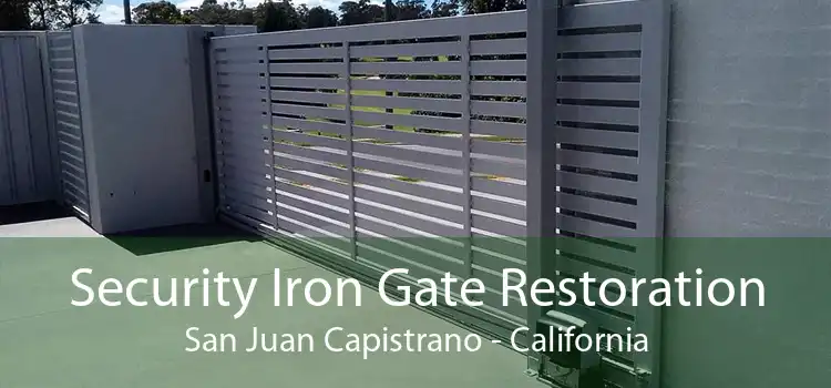 Security Iron Gate Restoration San Juan Capistrano - California