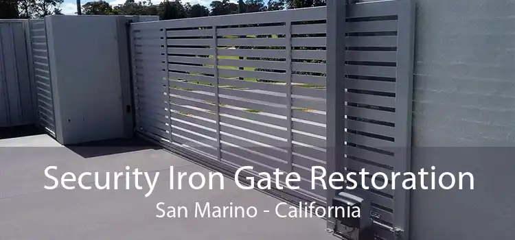 Security Iron Gate Restoration San Marino - California