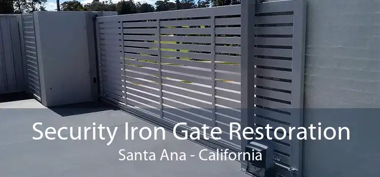 Security Iron Gate Restoration Santa Ana - California