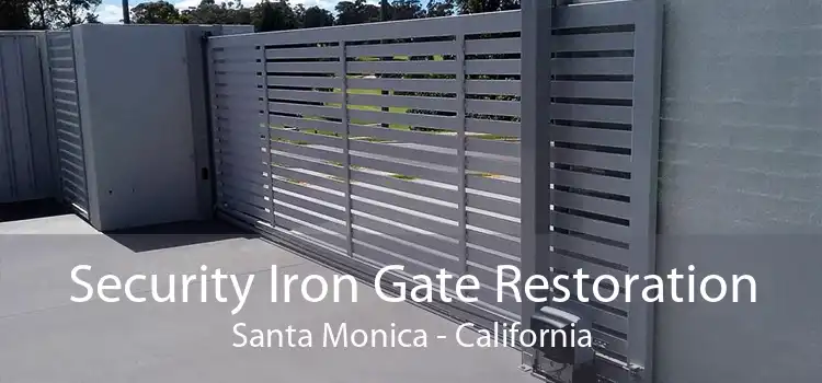 Security Iron Gate Restoration Santa Monica - California