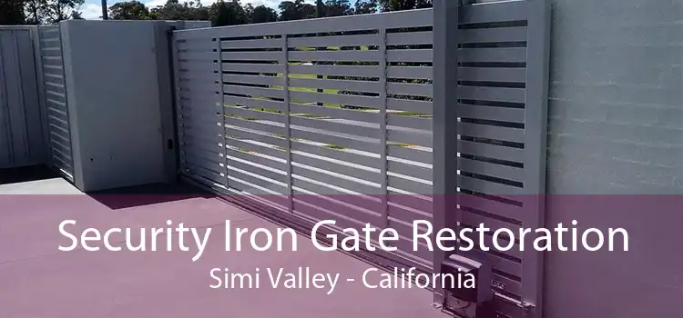 Security Iron Gate Restoration Simi Valley - California